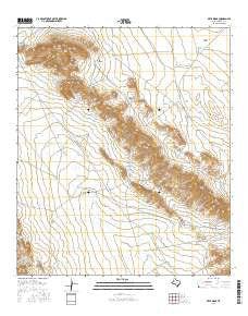 Devil Ridge Texas Current topographic map, 1:24000 scale, 7.5 X 7.5 Minute, Year 2016
