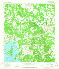 Devils Backbone Texas Historical topographic map, 1:24000 scale, 7.5 X 7.5 Minute, Year 1963