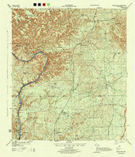 Devils Lake Texas Historical topographic map, 1:62500 scale, 15 X 15 Minute, Year 1944