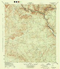 Devils River Texas Historical topographic map, 1:62500 scale, 15 X 15 Minute, Year 1944