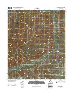 Devils Canyon Texas Historical topographic map, 1:24000 scale, 7.5 X 7.5 Minute, Year 2012