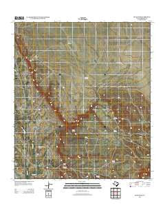 Devils Den Texas Historical topographic map, 1:24000 scale, 7.5 X 7.5 Minute, Year 2012