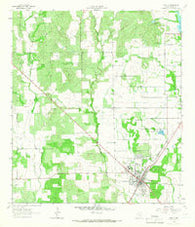 Devine Texas Historical topographic map, 1:24000 scale, 7.5 X 7.5 Minute, Year 1964