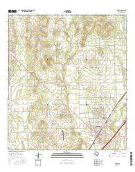 Devine Texas Current topographic map, 1:24000 scale, 7.5 X 7.5 Minute, Year 2016