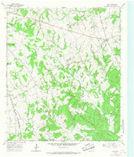 Dew Texas Historical topographic map, 1:24000 scale, 7.5 X 7.5 Minute, Year 1965