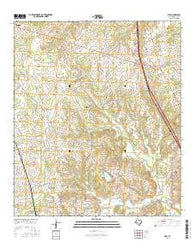 Dew Texas Current topographic map, 1:24000 scale, 7.5 X 7.5 Minute, Year 2016