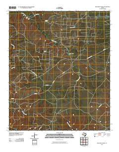 Dew Drop Creek Texas Historical topographic map, 1:24000 scale, 7.5 X 7.5 Minute, Year 2010