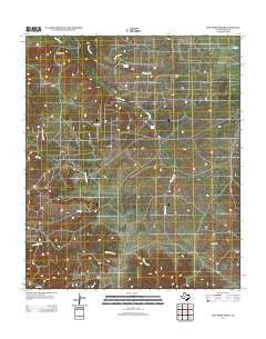 Dew Drop Creek Texas Historical topographic map, 1:24000 scale, 7.5 X 7.5 Minute, Year 2012