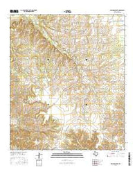 Dew Drop Creek Texas Current topographic map, 1:24000 scale, 7.5 X 7.5 Minute, Year 2016