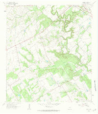 Dewees Texas Historical topographic map, 1:24000 scale, 7.5 X 7.5 Minute, Year 1961