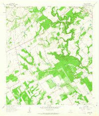 Dewees Texas Historical topographic map, 1:24000 scale, 7.5 X 7.5 Minute, Year 1961