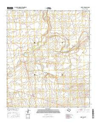 Dewey Lake Texas Current topographic map, 1:24000 scale, 7.5 X 7.5 Minute, Year 2016