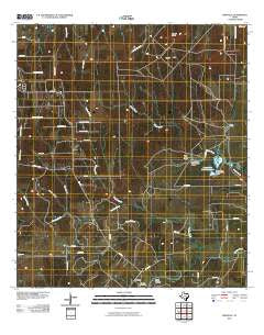 Dewville Texas Historical topographic map, 1:24000 scale, 7.5 X 7.5 Minute, Year 2010