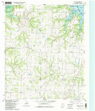 Dexter Texas Historical topographic map, 1:24000 scale, 7.5 X 7.5 Minute, Year 1982