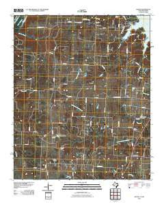 Dexter Texas Historical topographic map, 1:24000 scale, 7.5 X 7.5 Minute, Year 2010