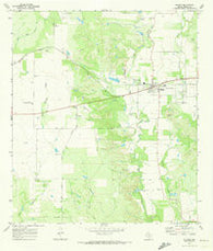 D'hanis Texas Historical topographic map, 1:24000 scale, 7.5 X 7.5 Minute, Year 1970