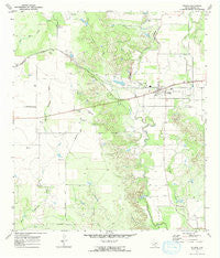 D'hanis Texas Historical topographic map, 1:24000 scale, 7.5 X 7.5 Minute, Year 1970