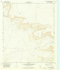 Diablo Canyon West Texas Historical topographic map, 1:24000 scale, 7.5 X 7.5 Minute, Year 1978