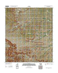 Diablo Canyon East Texas Historical topographic map, 1:24000 scale, 7.5 X 7.5 Minute, Year 2012