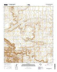 Diablo Canyon East Texas Current topographic map, 1:24000 scale, 7.5 X 7.5 Minute, Year 2016