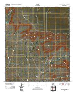 Diablo Canyon West Texas Historical topographic map, 1:24000 scale, 7.5 X 7.5 Minute, Year 2010