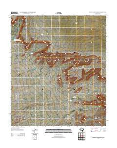 Diablo Canyon West Texas Historical topographic map, 1:24000 scale, 7.5 X 7.5 Minute, Year 2013