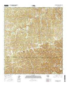 Diamond S Ranch Texas Current topographic map, 1:24000 scale, 7.5 X 7.5 Minute, Year 2016