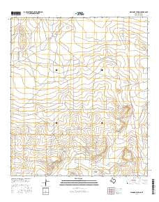 Diamond Y Spring Texas Current topographic map, 1:24000 scale, 7.5 X 7.5 Minute, Year 2016