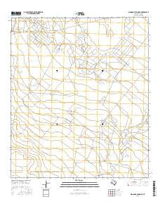 Diamond Y Spring NE Texas Current topographic map, 1:24000 scale, 7.5 X 7.5 Minute, Year 2016