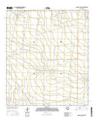 Diamond Y Spring NW Texas Current topographic map, 1:24000 scale, 7.5 X 7.5 Minute, Year 2016
