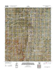 Diamond Y Spring SE Texas Historical topographic map, 1:24000 scale, 7.5 X 7.5 Minute, Year 2012