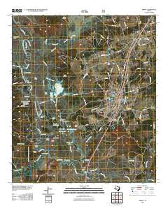 Diboll Texas Historical topographic map, 1:24000 scale, 7.5 X 7.5 Minute, Year 2010