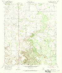 Dickens North Texas Historical topographic map, 1:24000 scale, 7.5 X 7.5 Minute, Year 1967