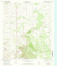 Dickens North Texas Historical topographic map, 1:24000 scale, 7.5 X 7.5 Minute, Year 1967