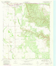 Dickens South Texas Historical topographic map, 1:24000 scale, 7.5 X 7.5 Minute, Year 1967