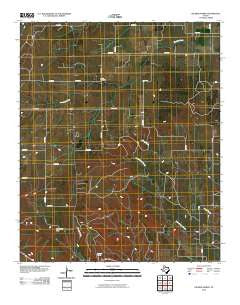 Dickens North Texas Historical topographic map, 1:24000 scale, 7.5 X 7.5 Minute, Year 2010