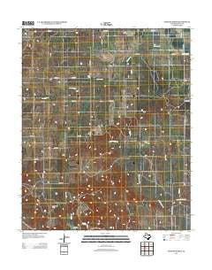 Dickens North Texas Historical topographic map, 1:24000 scale, 7.5 X 7.5 Minute, Year 2012