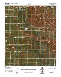 Dickens South Texas Historical topographic map, 1:24000 scale, 7.5 X 7.5 Minute, Year 2010