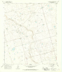 Dickenson Ranch Texas Historical topographic map, 1:24000 scale, 7.5 X 7.5 Minute, Year 1966