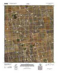 Dickenson Ranch Texas Historical topographic map, 1:24000 scale, 7.5 X 7.5 Minute, Year 2010