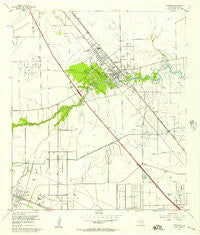 Dickinson Texas Historical topographic map, 1:24000 scale, 7.5 X 7.5 Minute, Year 1955