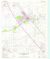 Dickinson Texas Historical topographic map, 1:24000 scale, 7.5 X 7.5 Minute, Year 1955