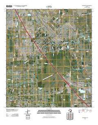 Dickinson Texas Historical topographic map, 1:24000 scale, 7.5 X 7.5 Minute, Year 2010