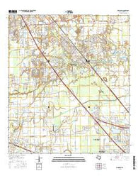 Dickinson Texas Current topographic map, 1:24000 scale, 7.5 X 7.5 Minute, Year 2016