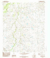 Dickworsham Texas Historical topographic map, 1:24000 scale, 7.5 X 7.5 Minute, Year 1984