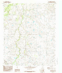 Dickworsham Texas Historical topographic map, 1:24000 scale, 7.5 X 7.5 Minute, Year 1984