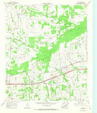 Dike Texas Historical topographic map, 1:24000 scale, 7.5 X 7.5 Minute, Year 1965