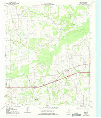 Dike Texas Historical topographic map, 1:24000 scale, 7.5 X 7.5 Minute, Year 1965