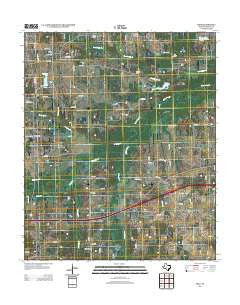 Dike Texas Historical topographic map, 1:24000 scale, 7.5 X 7.5 Minute, Year 2013