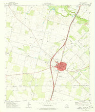 Dilley Texas Historical topographic map, 1:24000 scale, 7.5 X 7.5 Minute, Year 1974
